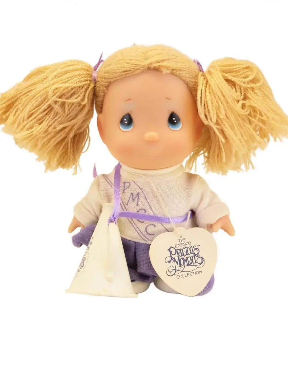 Vintage 1991 Precious Moments Purple & White 5
